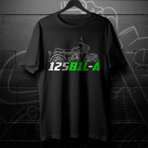 Kawasaki 125 B1L-A 1972-1976 T-shirt for Motorcycle Riders