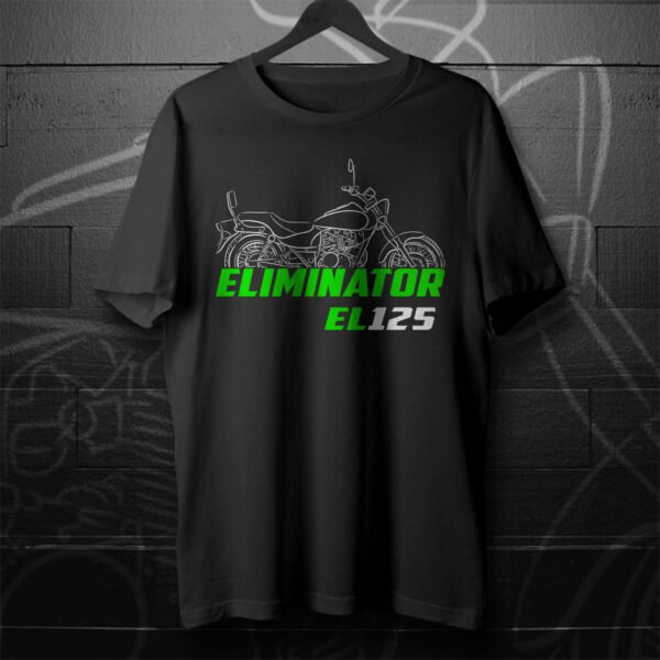 Kawasaki EL 125 Eliminator 1998-2007 T-shirt for Motorcycle Riders