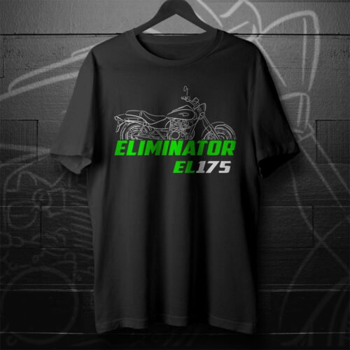Kawasaki EL 175 Eliminator 1985-2007 T-shirt for Motorcycle Riders