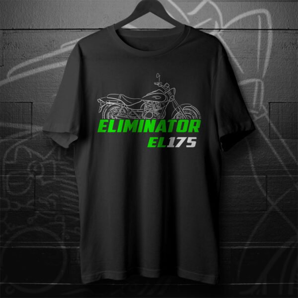 Kawasaki EL 175 Eliminator 1985-2007 T-shirt for Motorcycle Riders