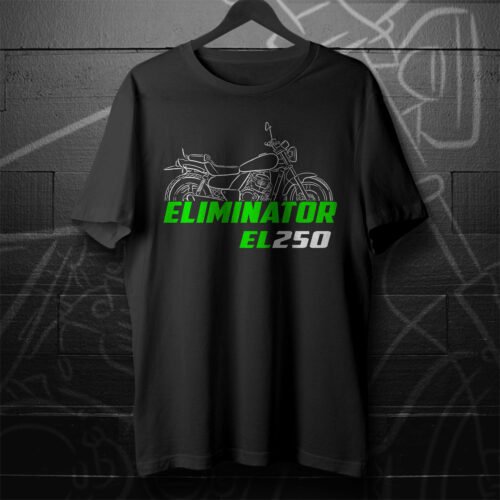 Kawasaki EL 250 Eliminator 1987-2003 T-shirt for Motorcycle Riders