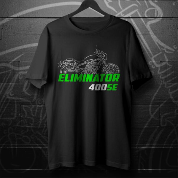 Kawasaki Eliminator 400 & 400SE 2023-2024 T-shirt for Motorcycle Riders - Image 2