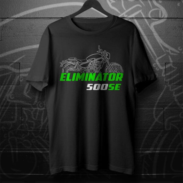 Kawasaki Eliminator 500 & 500SE 2023-2025 T-shirt for Motorcycle Riders - Image 2