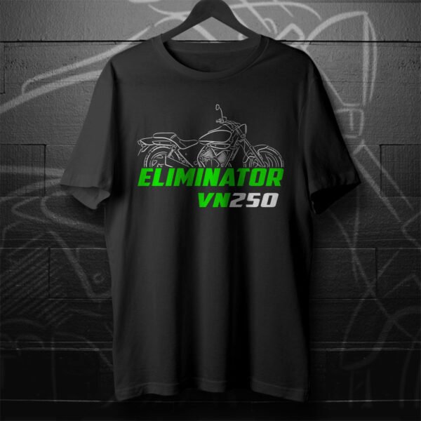 Kawasaki VN250 Eliminator 1998-2007 T-shirt for Motorcycle Riders