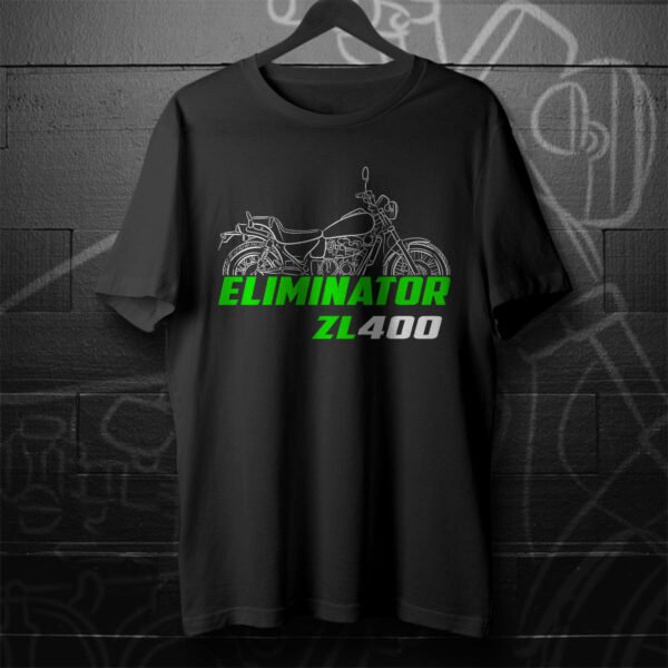 Kawasaki ZL400 Eliminator 1986-1994 T-shirt for Motorcycle Riders
