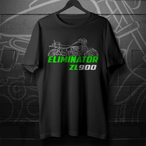 Kawasaki ZL900 Eliminator 1985-1986 T-shirt for Motorcycle Riders