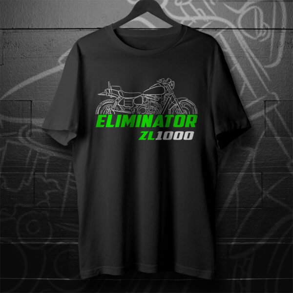 Kawasaki ZL1000 Eliminator 1987-1988 T-shirt for Motorcycle Riders