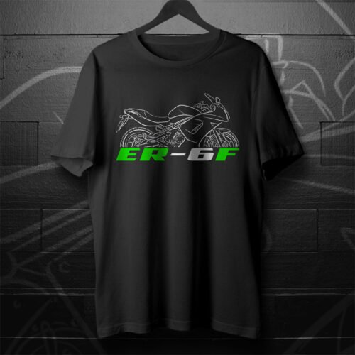 Kawasaki ER-6F 2006-2016 T-shirt for Motorcycle Riders