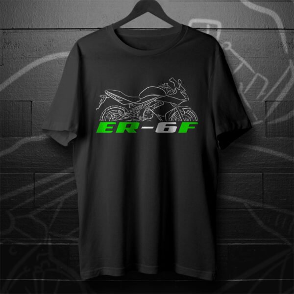 Kawasaki ER-6F 2006-2016 T-shirt for Motorcycle Riders - Image 4