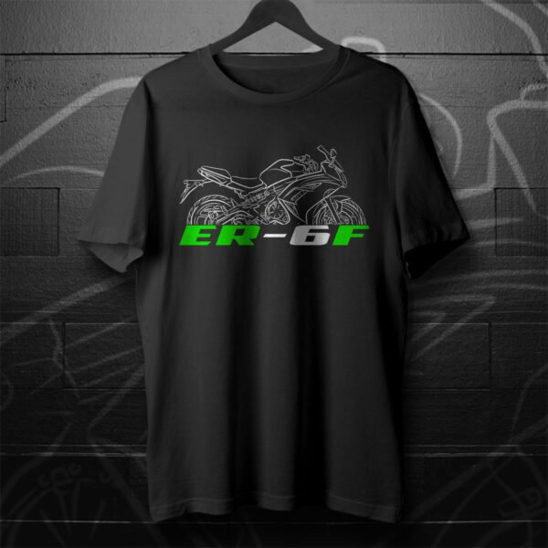 Kawasaki ER-6F 2006-2016 T-shirt for Motorcycle Riders - Image 5