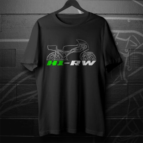 Kawasaki H1-RW 1974 T-shirt for Motorcycle Riders