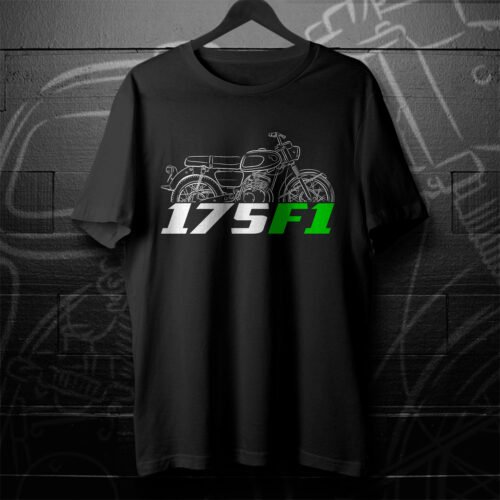 Kawasaki 175 F1 1966 T-shirt for Motorcycle Riders
