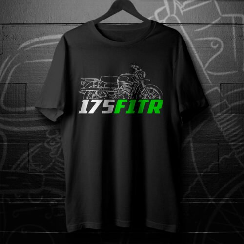 Kawasaki 175 F1TR 1966 T-shirt for Motorcycle Riders