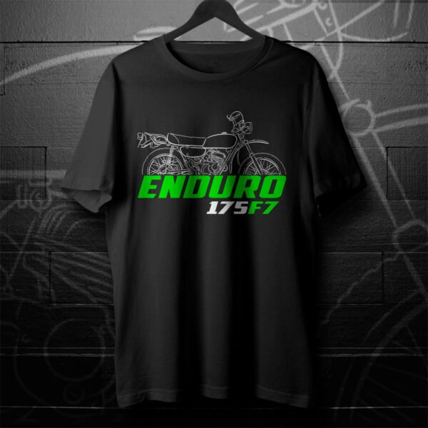 Kawasaki 175 F7 1971-1975 T-shirt for Motorcycle Riders