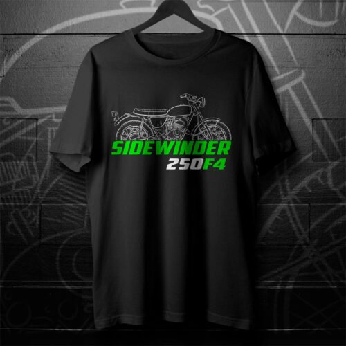 Kawasaki 250 F4 Sidewinder 1969-1970 T-shirt for Motorcycle Riders