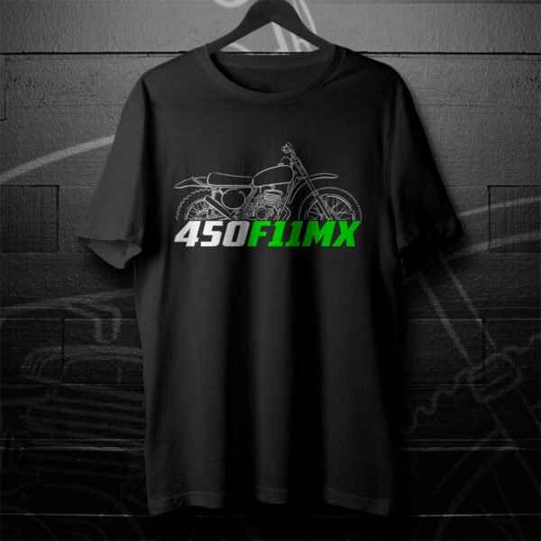 Kawasaki 450 F11MX 1973 T-shirt for Motorcycle Riders