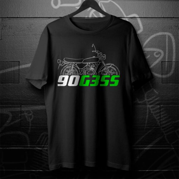 Kawasaki 90 G3SS 1969-1974 T-shirt for Motorcycle Riders - Image 5