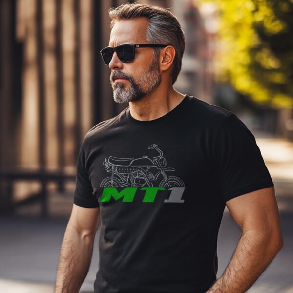 Kawasaki MT1 1971-1975 T-shirt for Motorcycle Riders - Image 2