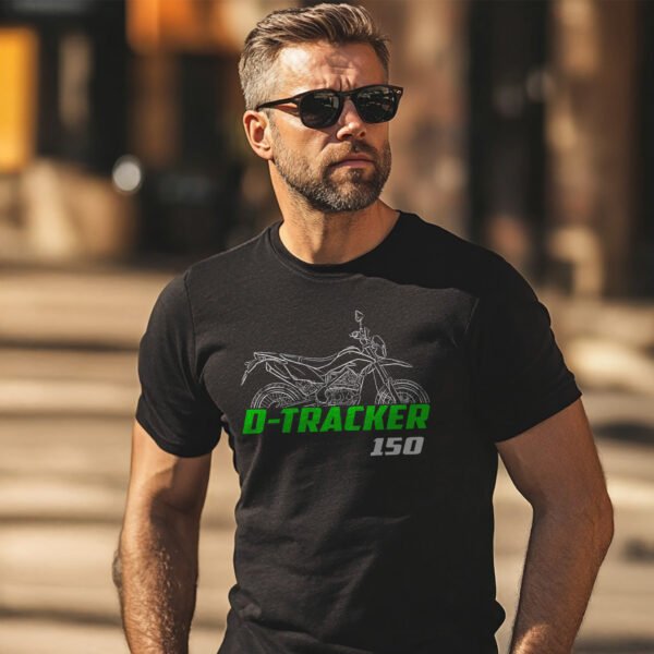 Kawasaki D-Tracker 150 2013-2022 T-shirt for Motorcycle Riders - Image 2