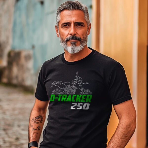 Kawasaki D-Tracker 250 1998-2007 T-shirt for Motorcycle Riders - Image 2