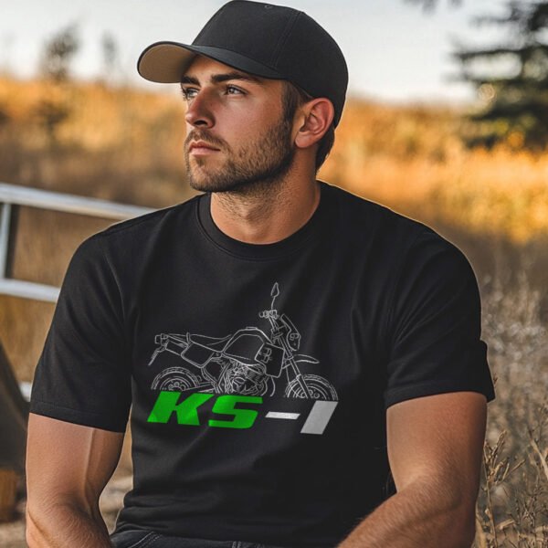 Kawasaki KS-I 1987-1989 T-shirt for Motorcycle Riders - Image 2