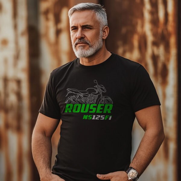 Kawasaki Rouser NS125 Fi 2021-2024 T-shirt for Motorcycle Riders - Image 2