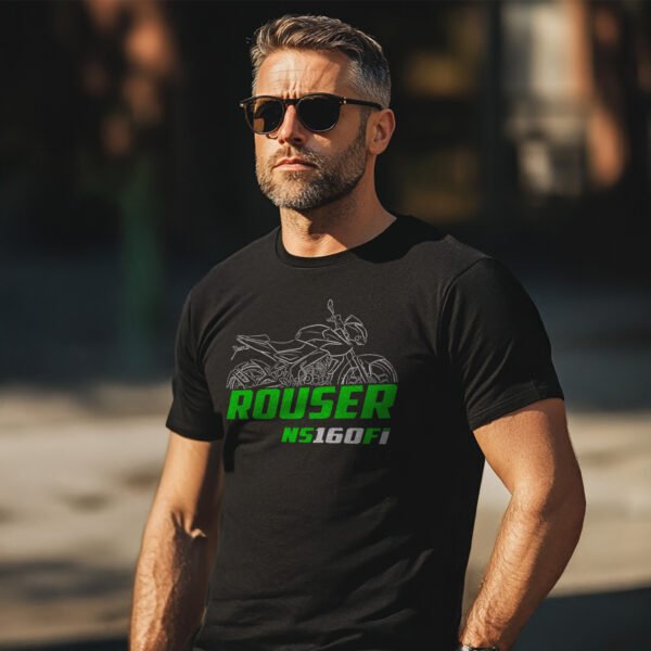 Kawasaki Rouser NS160 Fi 2019-2024 T-shirt for Motorcycle Riders - Image 2