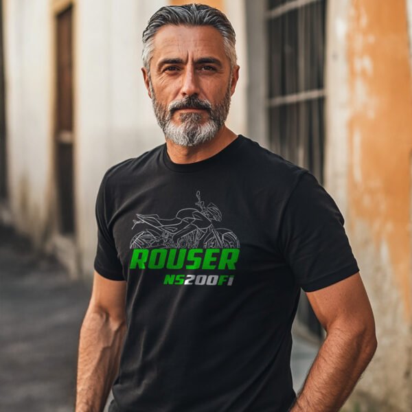 Kawasaki Rouser NS200 Fi 2019-2024 T-shirt for Motorcycle Riders - Image 2