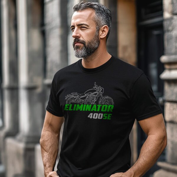 Kawasaki Eliminator 400 & 400SE 2023-2024 T-shirt for Motorcycle Riders - Image 3