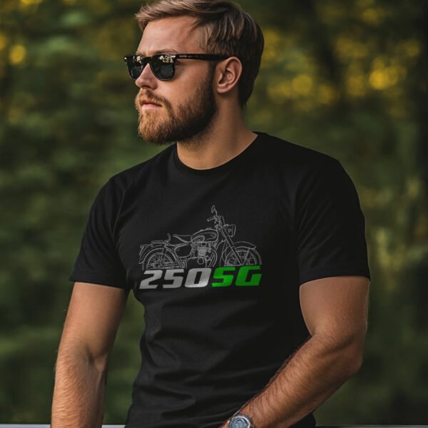 Kawasaki 250 SG 1964-1969 T-shirt for Motorcycle Riders - Image 2