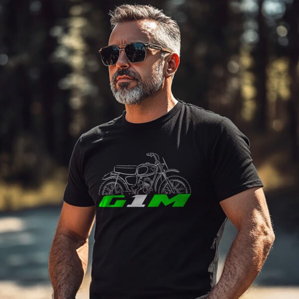 Kawasaki G1M 1967-1968 T-shirt for Motorcycle Riders - Image 2