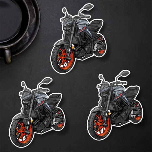 Stickers Yamaha MT-03 - Set of 3 | 2020-2025 - Image 5