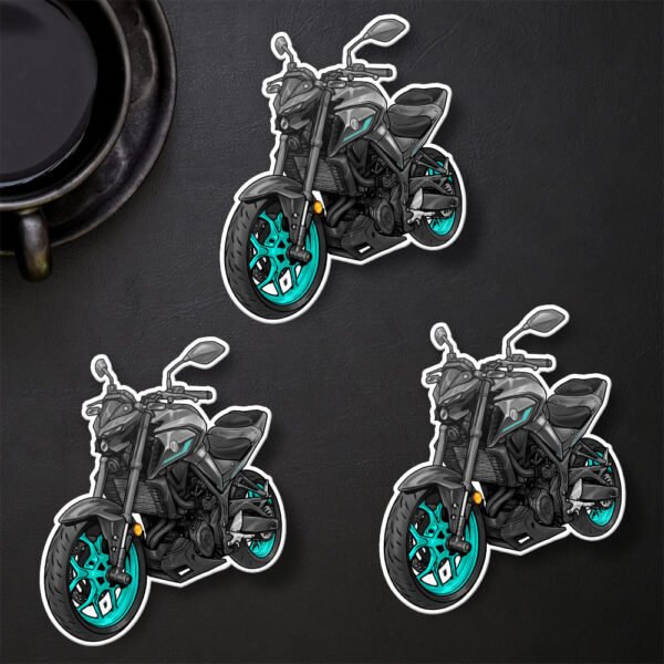 Stickers Yamaha MT-03 - Set of 3 | 2020-2025 - Image 3
