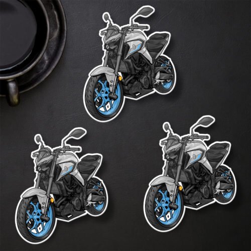 Stickers Yamaha MT-03 – Set of 3 | 2020-2025