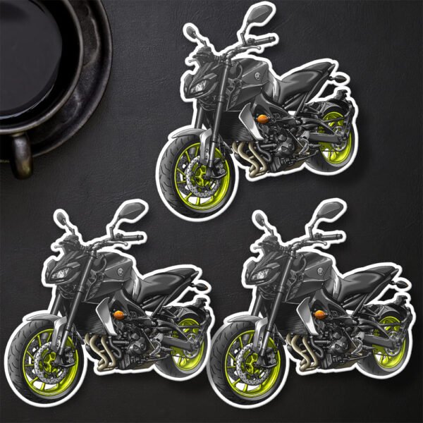 Stickers Yamaha MT-09 - Set of 3 | 2017-2024 - Image 17
