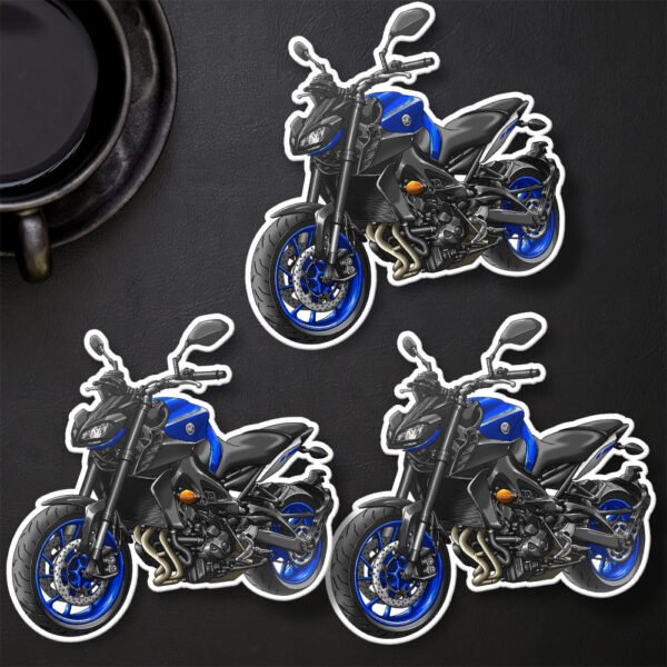 Stickers Yamaha MT-09 - Set of 3 | 2017-2024 - Image 18