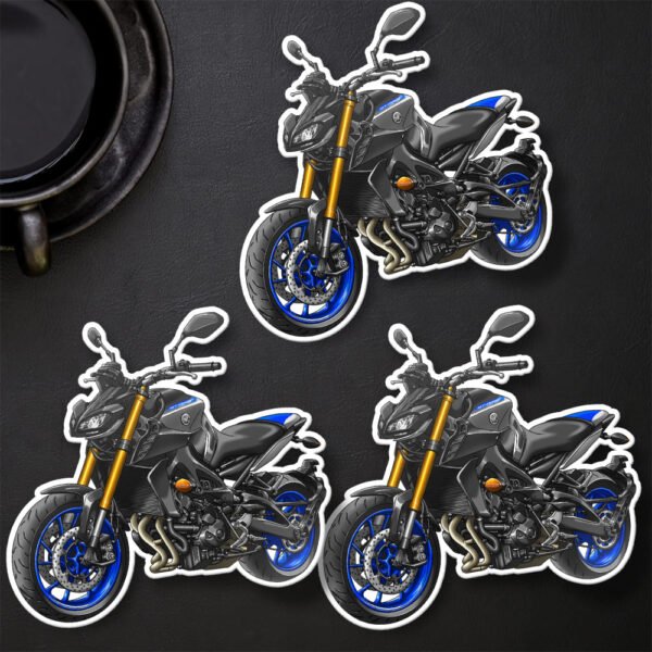 Stickers Yamaha MT-09 - Set of 3 | 2017-2024 - Image 7