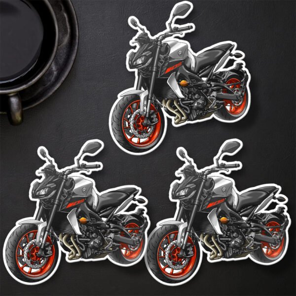Stickers Yamaha MT-09 - Set of 3 | 2017-2024 - Image 8