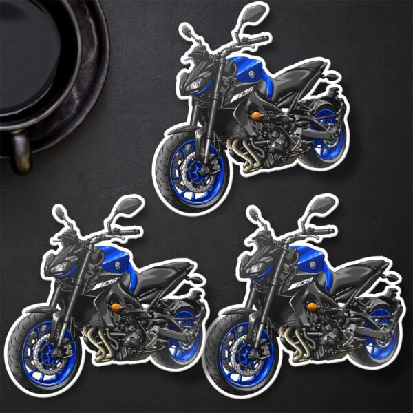 Stickers Yamaha MT-09 - Set of 3 | 2017-2024 - Image 10