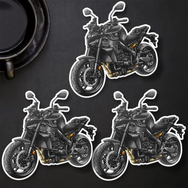 Stickers Yamaha MT-09 - Set of 3 | 2017-2024 - Image 4