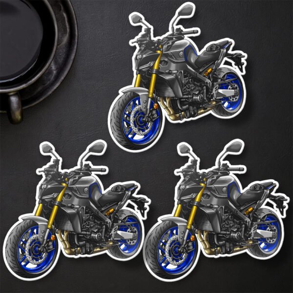 Stickers Yamaha MT-09 - Set of 3 | 2017-2024 - Image 2