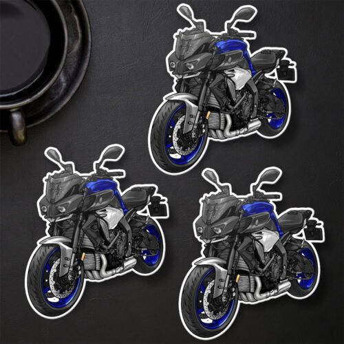 Stickers Yamaha MT-10 – Set of 3 | 2016-2021