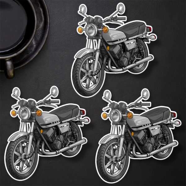 Stickers Yamaha RD400 - Set of 3 | 1976-1979 - Image 11