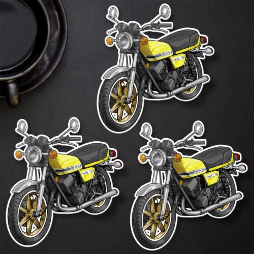 Stickers Yamaha RD400 – Set of 3 | 1976-1979