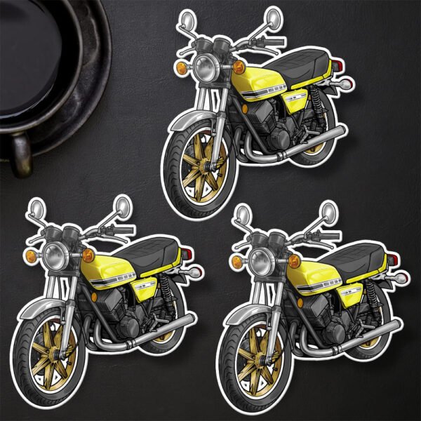 Stickers Yamaha RD400 - Set of 3 | 1976-1979