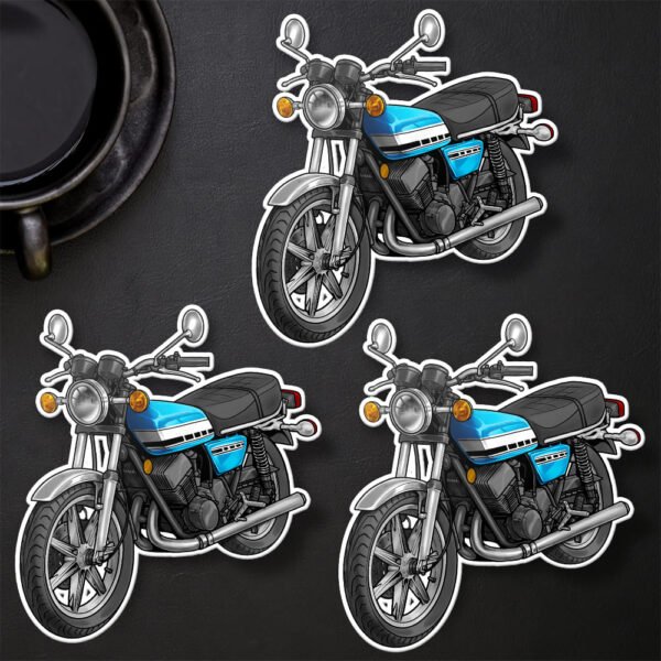 Stickers Yamaha RD400 - Set of 3 | 1976-1979 - Image 7