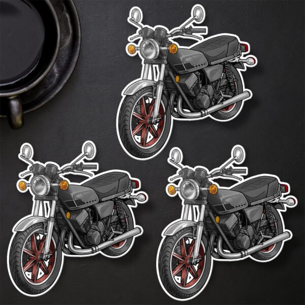 Stickers Yamaha RD400 - Set of 3 | 1976-1979 - Image 2