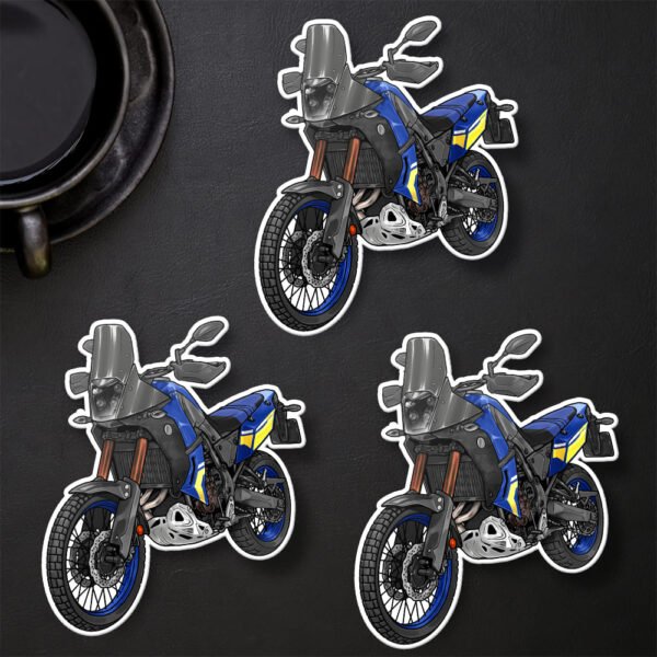 Stickers Yamaha Tenere 700 - Set of 3 | World Raid/Rally 2023-2024 - Image 2