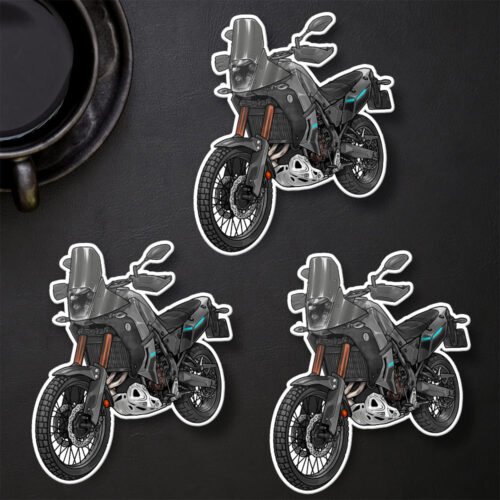 Stickers Yamaha Tenere 700 – Set of 3 | World Raid/Rally 2023-2024