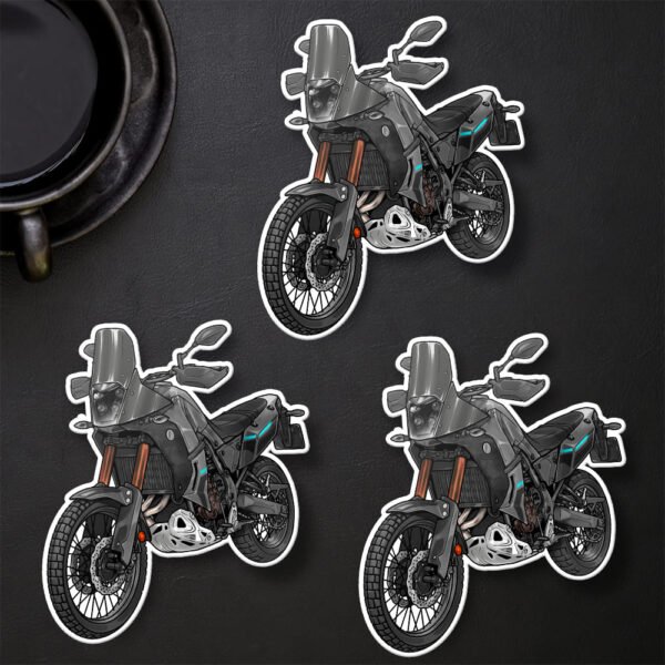 Stickers Yamaha Tenere 700 - Set of 3 | World Raid/Rally 2023-2024